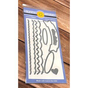 HTF Sunny Studio SS-012 SUNNY BORDERS Dies For Crafts Made In USA 9 PIECE
